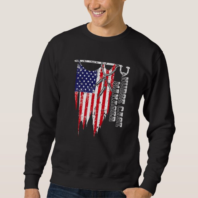 Sweatshirt Infirmière Coque Gestionnaire Gestion des Rn 3 (Devant)