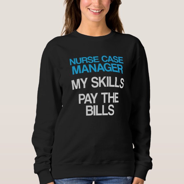 Sweatshirt Infirmière Coque Gestionnaire Gestion des Rn 9 (Devant)