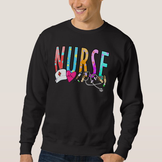 Sweatshirt Infirmière de l'école Infirmière Infirmière Étudia (Devant)