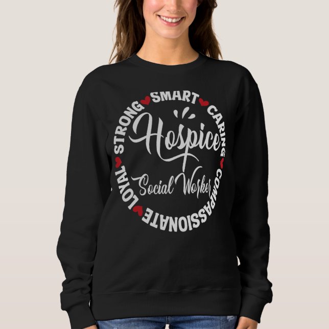Sweatshirt Infirmière de l'Hôpital Services essentiels (Devant)