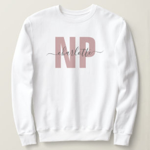 Sweatshirt Infirmière de NP personnalisée Praticien Diplôme C