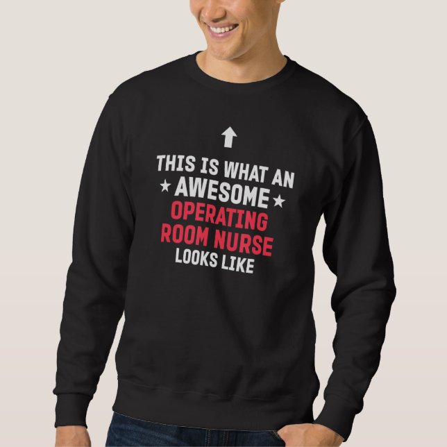 Sweatshirt Infirmière de salle d'opération (Devant)