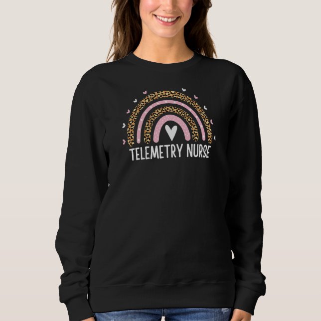 Sweatshirt Infirmière de télémétrie pour femmes Infirmière Le (Devant)