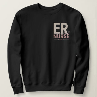 Sweatshirt Infirmière des urgences rétro forte