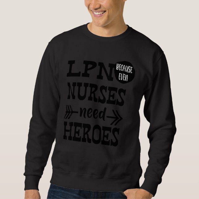 Sweatshirt Infirmière diplômée Parce que même les infirmières (Devant)