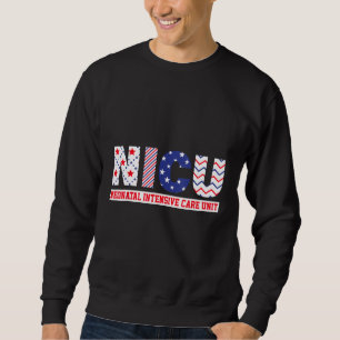 Sweatshirt Infirmière du 4 juillet Vie de infirmière américai