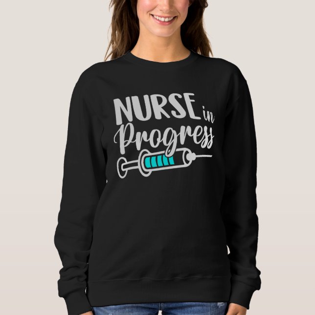 Sweatshirt Infirmière En Cours École De Soins Infirmiers Futu (Devant)