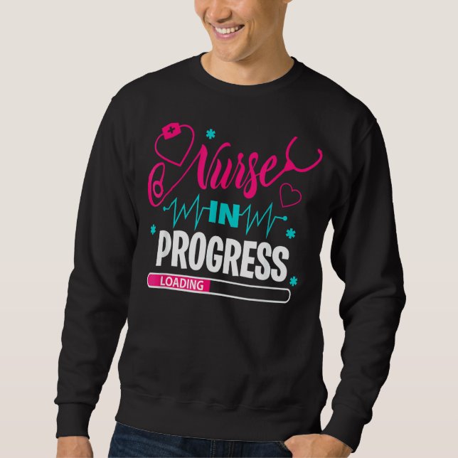 Sweatshirt Infirmière En Cours École De Soins Infirmiers Futu (Devant)