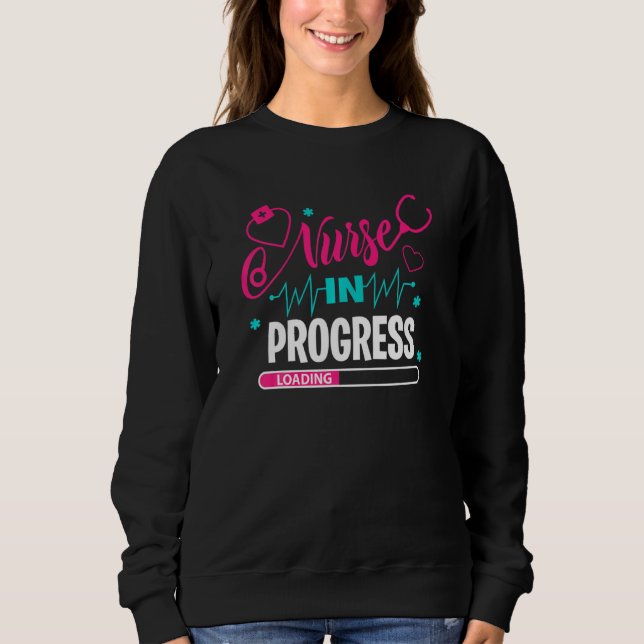 Sweatshirt Infirmière En Cours École De Soins Infirmiers Futu (Devant)