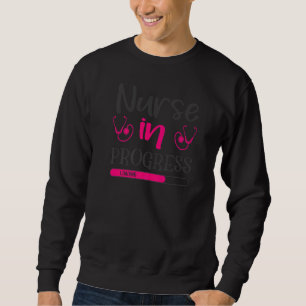 Sweatshirt Infirmière En Cours Infirmière Étudiante Futur Inf