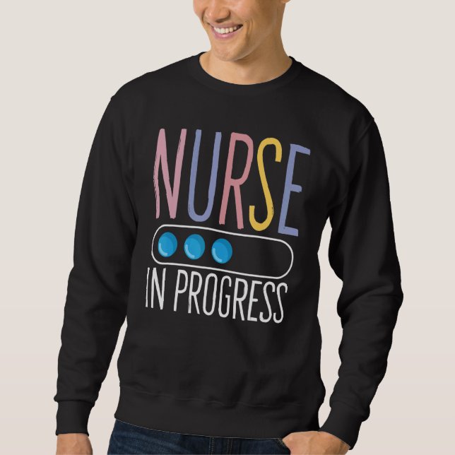 Sweatshirt Infirmière en formation Future infirmière Étudiant (Devant)