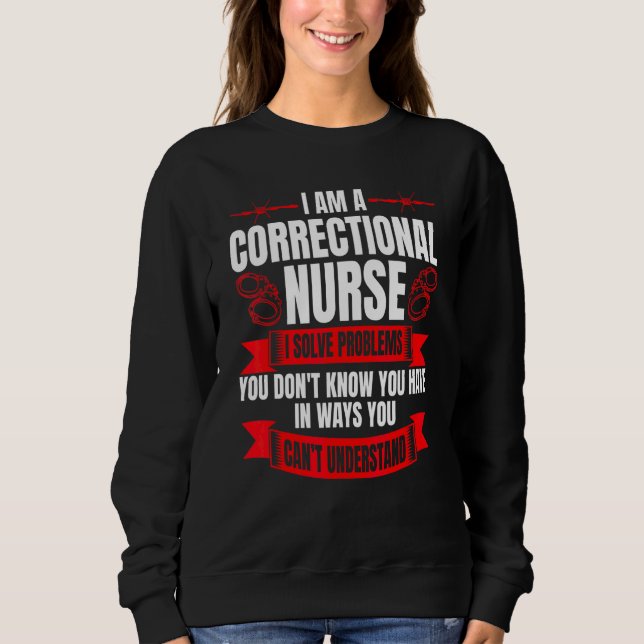 Sweatshirt Infirmière en milieu correctionnel RN Correction I (Devant)