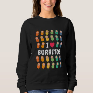 Sweatshirt Infirmière en USIN J'adore les burritos Spécialist