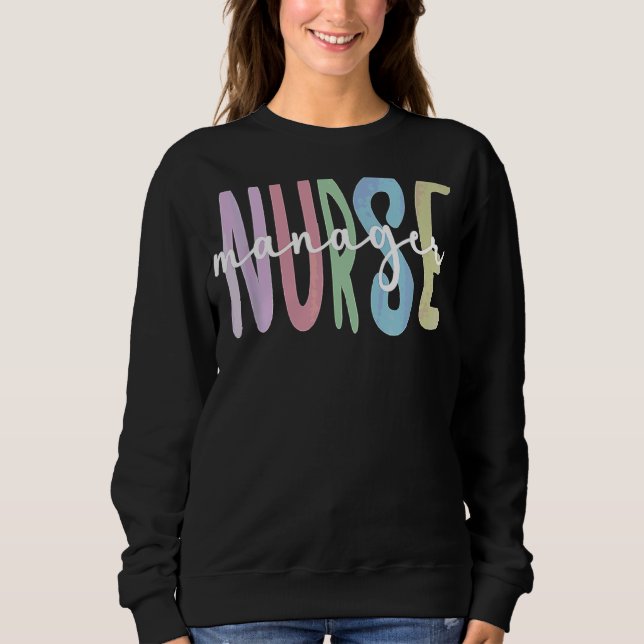 Sweatshirt Infirmière gestionnaire Appréciation Infirmière ge (Devant)