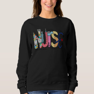 Sweatshirt Infirmière la meilleure infirmière léopard École V