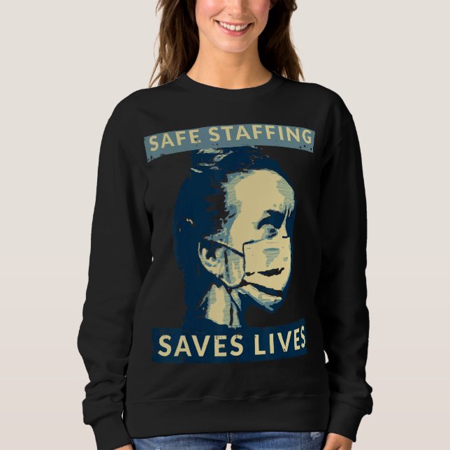 Sweatshirt Infirmière Mars 2022 Infirmière Soutien Sécurité d (Devant)