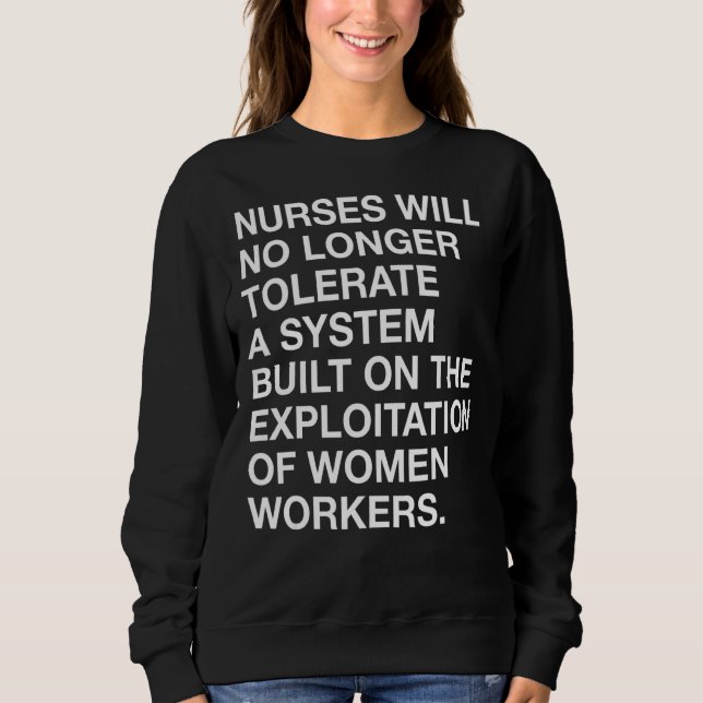 Sweatshirt Infirmière Million Mars 2022 Forte Infirmière (Devant)
