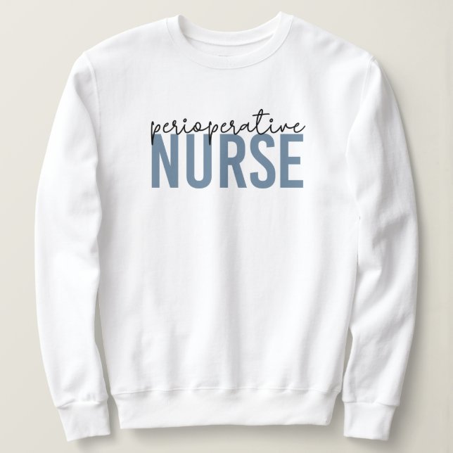 Sweatshirt Infirmière ou infirmière en poste (Design devant)