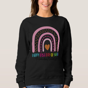 Sweatshirt Infirmière pédiatrique Joyeux Dernier jour école a