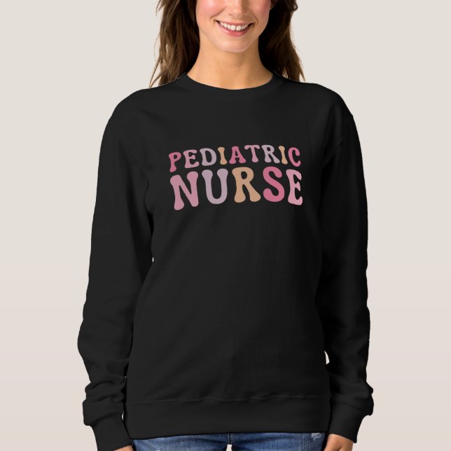 Sweatshirt Infirmière praticienne en pédiatrie PEDS  2 (Devant)