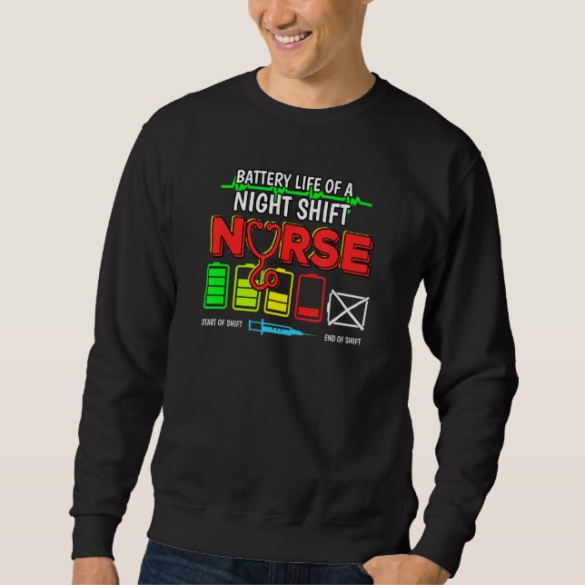 Sweatshirt Infirmière sauveteurs de vie Infirmière énergie de (Devant)