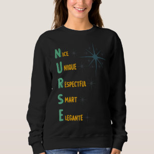 Sweatshirt Infirmière unique Nice jour des Infirmières Cool I