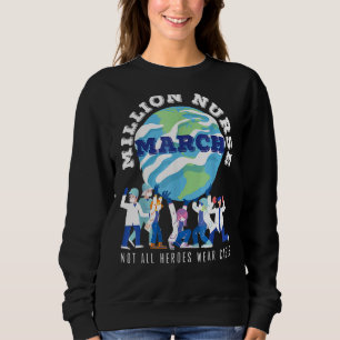 Sweatshirt Infirmières et infirmiers unis mars million Infirm