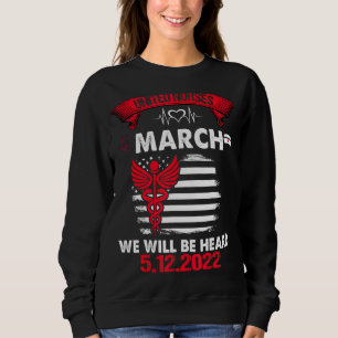 Sweatshirt Infirmières et infirmiers unis mars million Infirm