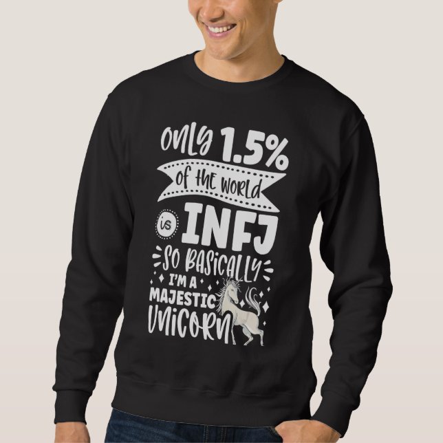 Sweatshirt Infj Présentation de la personnalité (Devant)