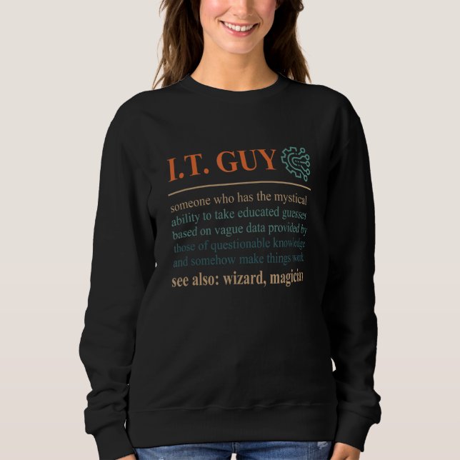 Sweatshirt Informatique Guy Informatique Informatique Informa (Devant)