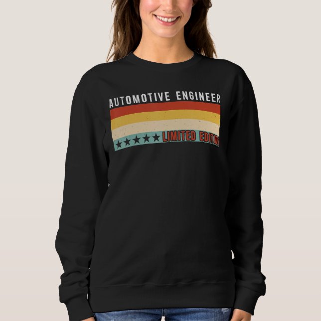 Sweatshirt Ingénieur automobile Titre de l'emploi Profession  (Devant)