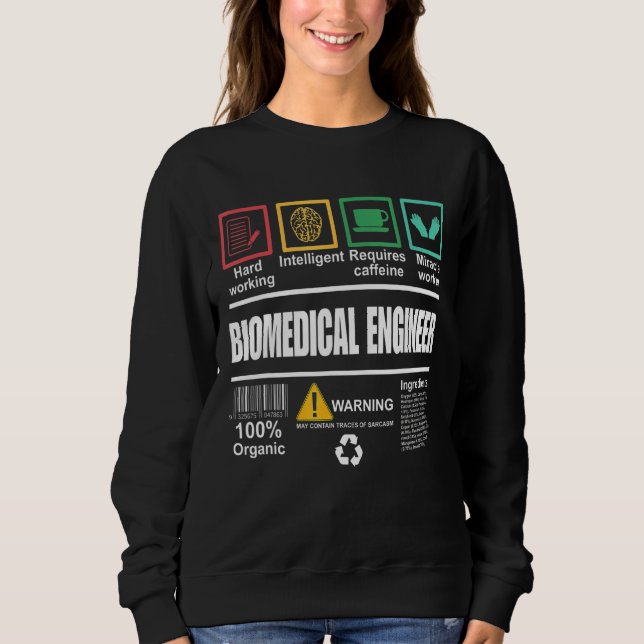 Sweatshirt Ingénieur biomédical (Devant)