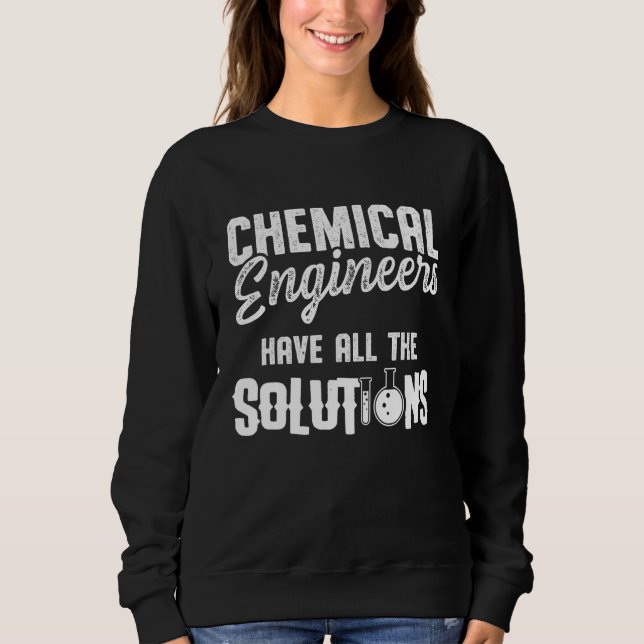 Sweatshirt Ingénieur chimique (Devant)