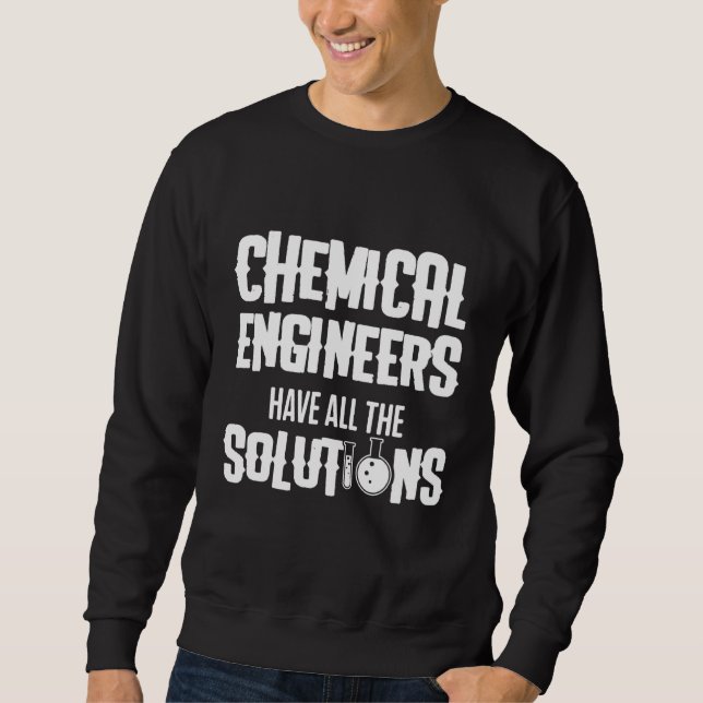 Sweatshirt Ingénieur chimique Ingénierie 2 (Devant)