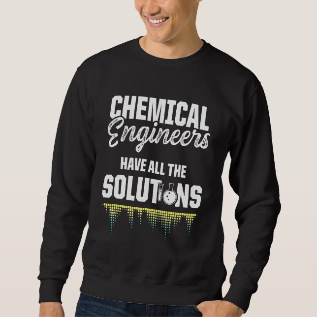 Sweatshirt Ingénieur chimiste Génie 3 (Devant)