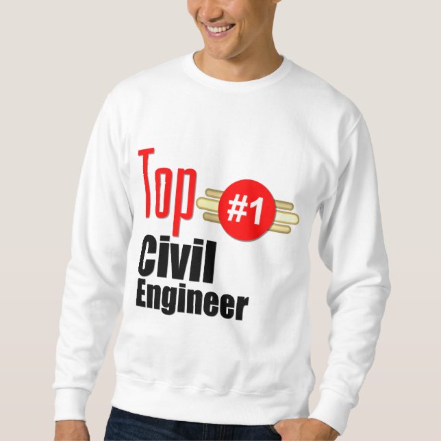 Sweatshirt Ingénieur civil supérieur (Devant)