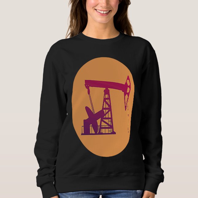 Sweatshirt Ingénieur de perçage Puits d'huile pour puits d'hu (Devant)