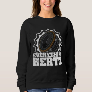 Sweatshirt Ingénieur du son de sous-graveur synthétiseur audi