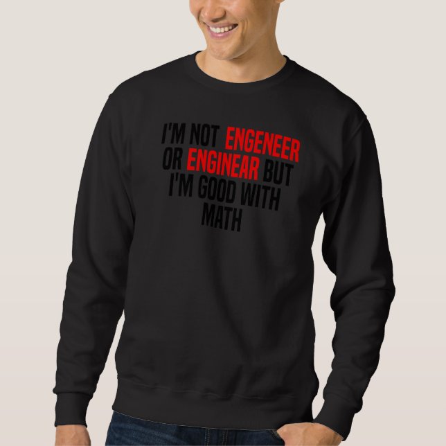 Sweatshirt Ingénieur Math Physique Sciences Geek Nerd Étudian (Devant)