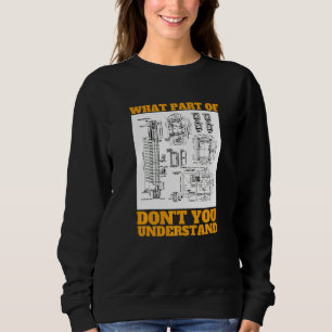 Sweatshirt Ingénieur mécanicien d'ascenseur et installateur d