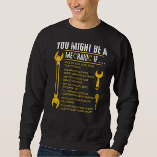Sweatshirt Ingénieur mécanique Humour Citations sarcastiques