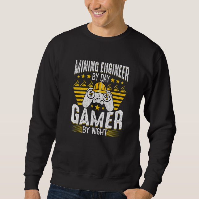 Sweatshirt Ingénieur minier Ingénieur de jeu (Devant)
