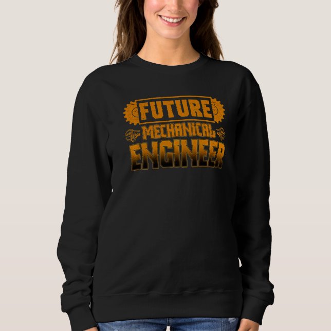 Sweatshirt Ingénieurs de diplômes étudiants Mécanique (Devant)