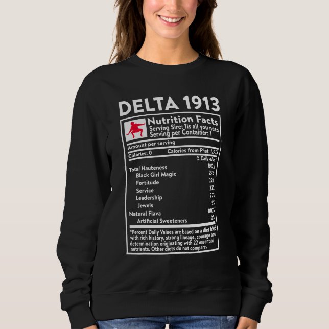 Sweatshirt Ingrédients Delta 1913 Éléphant Sigma Theta Nutrit (Devant)