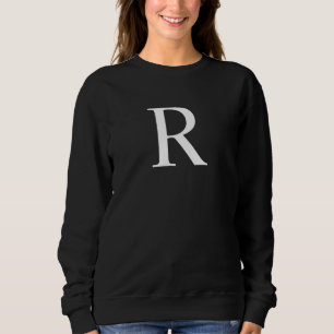 Sweatshirt initial personnalisé