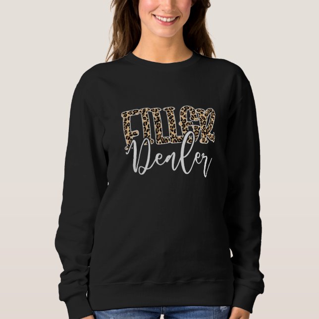 Sweatshirt Injecteur Infirmier Leopard Filler Dealer (Devant)