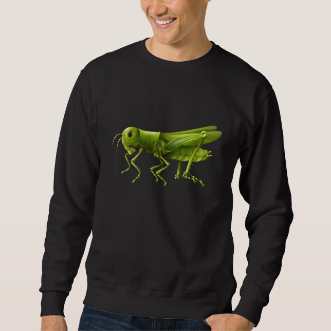 Sweatshirt Insecte Entomologique de la nature des sauterelles (Devant)
