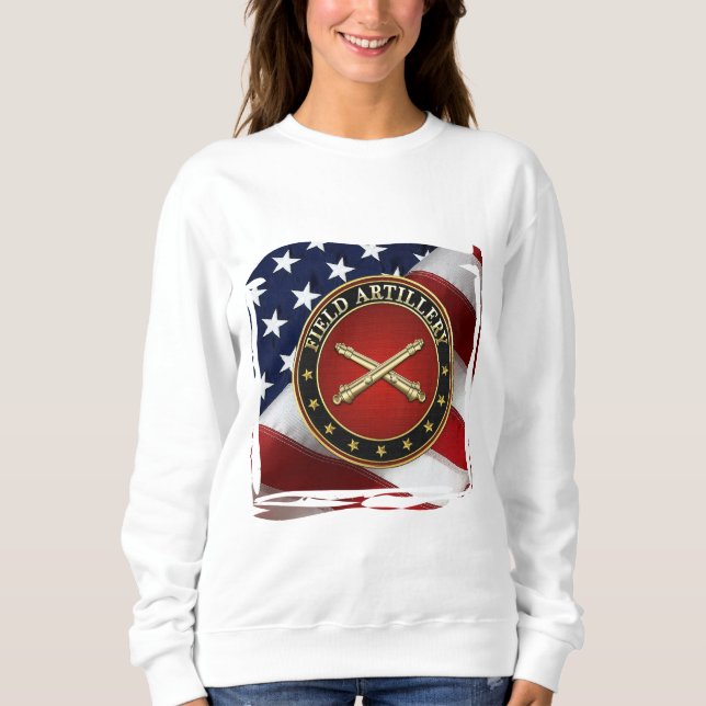 Sweatshirt Insigne de la Branche d'Artillerie de Camp Édition (Devant)