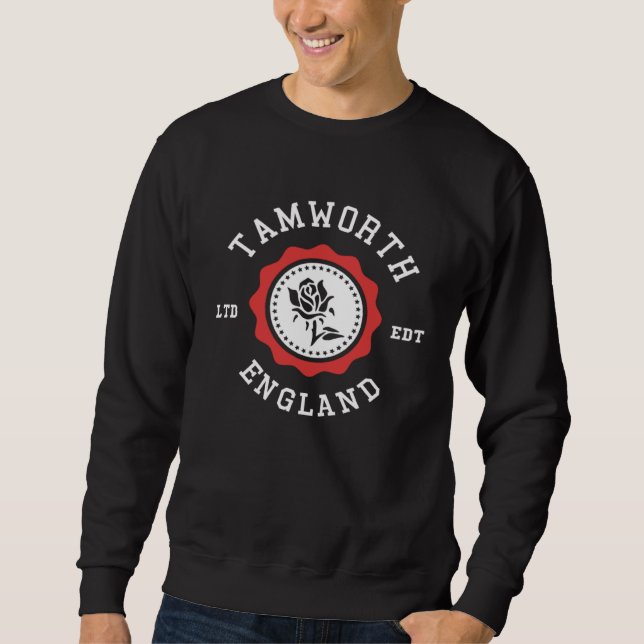 Sweatshirt Insigne de la rose d'Angleterre de TAMWORTH (Devant)