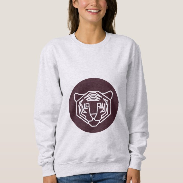Sweatshirt Insigne Visage Tiger (Devant)